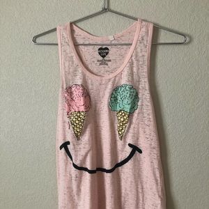 CUTE Ice cream cone tank top